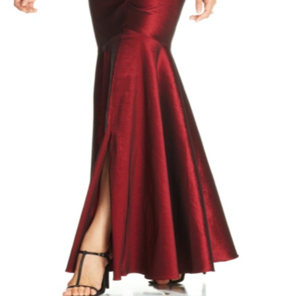 COPY - Xscape Maroon lace formal gown - Picture 5 of 5